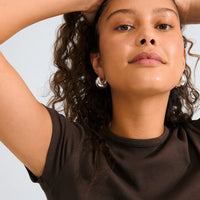 Pilgrim Free Hoops Gold or Silver Plated Earring