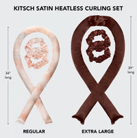 Kitsch XL Heatless Curling Set Chocolate