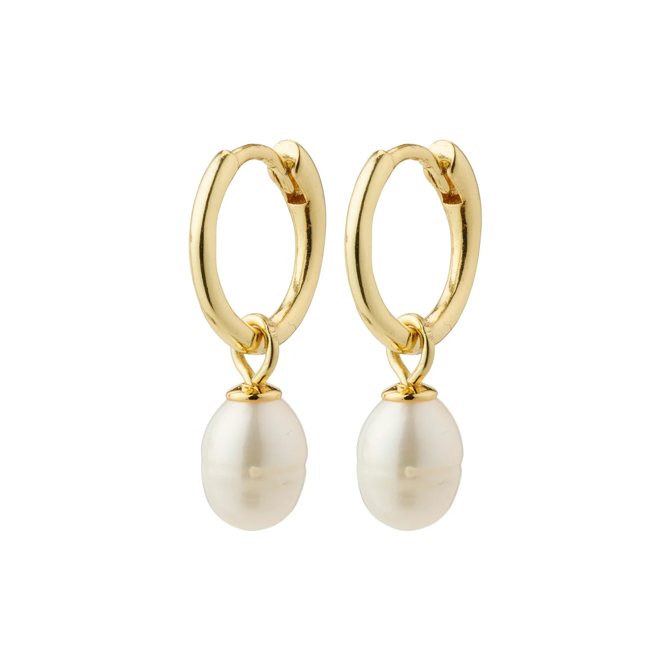 Pilgrim Berte Pearl Drop Gold Earring