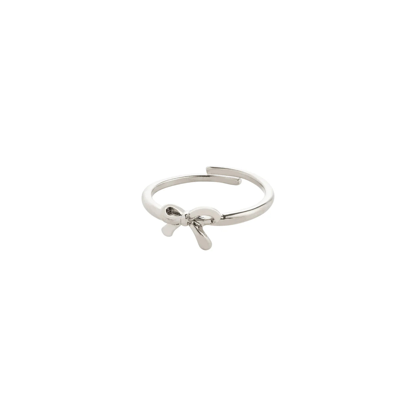 Pilgrim Lulu Bow Stack Ring Silver or Gold Plated