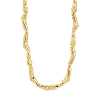 Pilgrim Harrison Gold Plated Puff Necklace