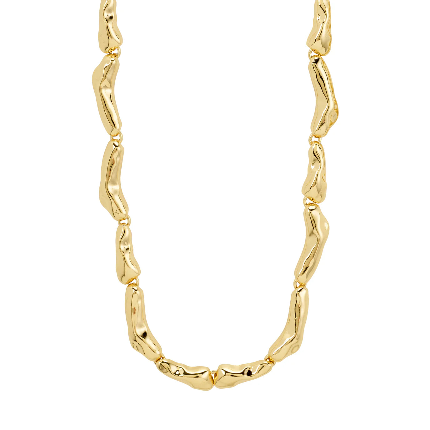 Pilgrim Harrison Gold Plated Puff Necklace