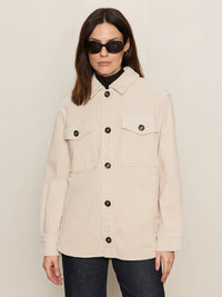 Sanctuary Mother of Pearl Cord Shacket