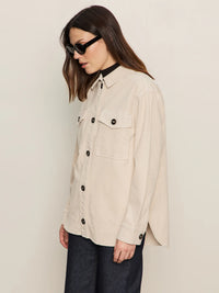 Sanctuary Mother of Pearl Cord Shacket