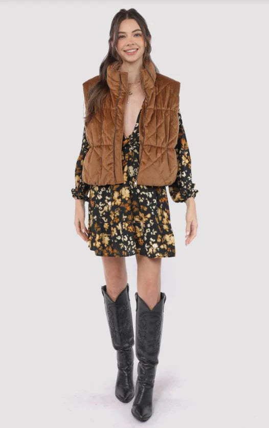 Sadie & Sage Cosmic Quilted Vest