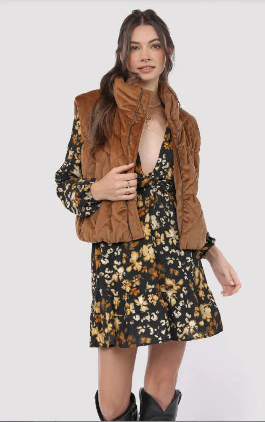 Sadie & Sage Cosmic Quilted Vest