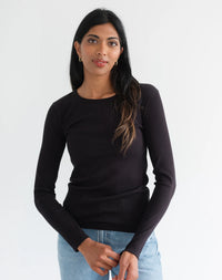 Brunette the Label Ribbed Long Sleeve