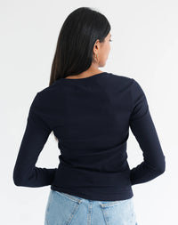 Brunette the Label Ribbed Long Sleeve