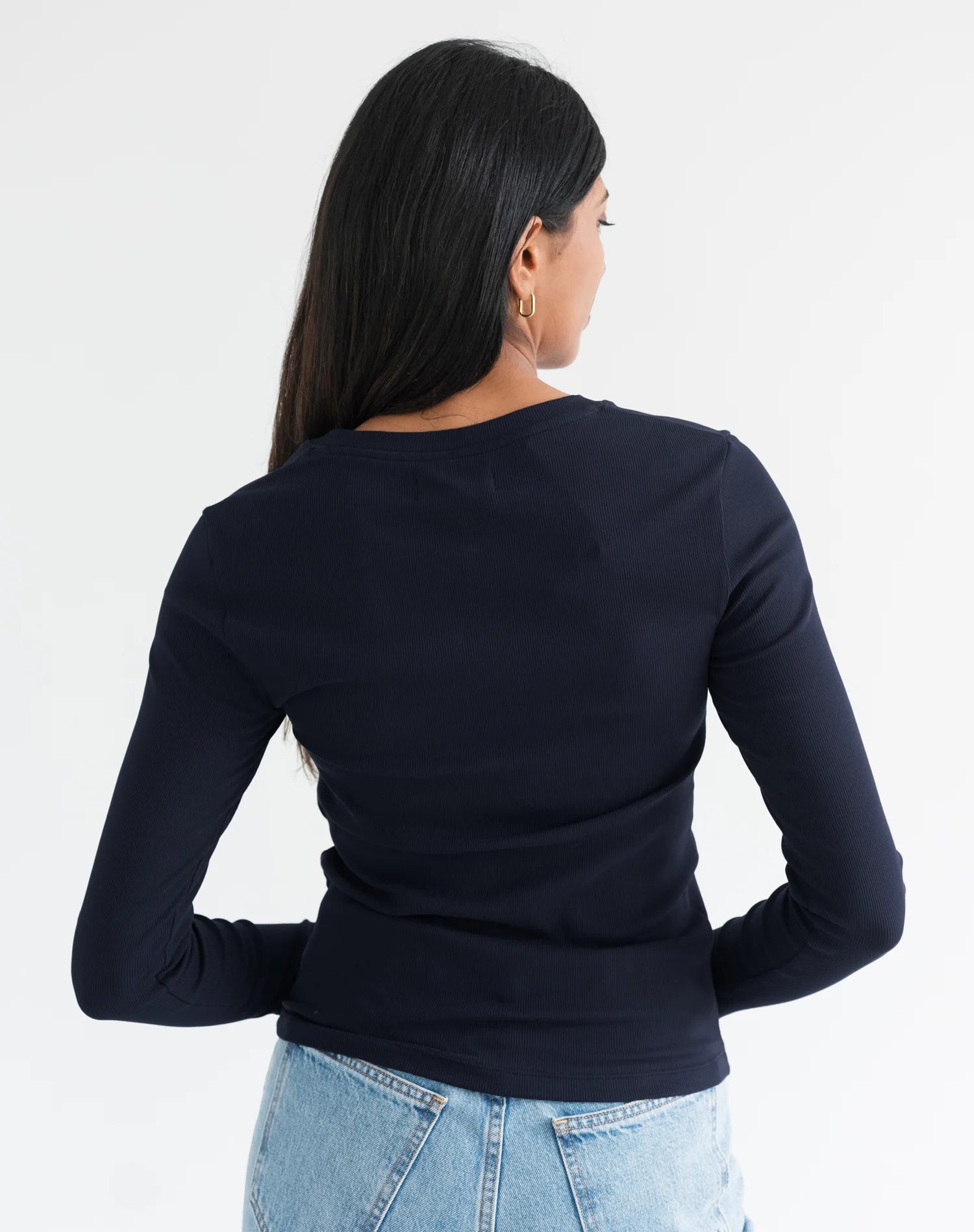 Brunette the Label Ribbed Long Sleeve