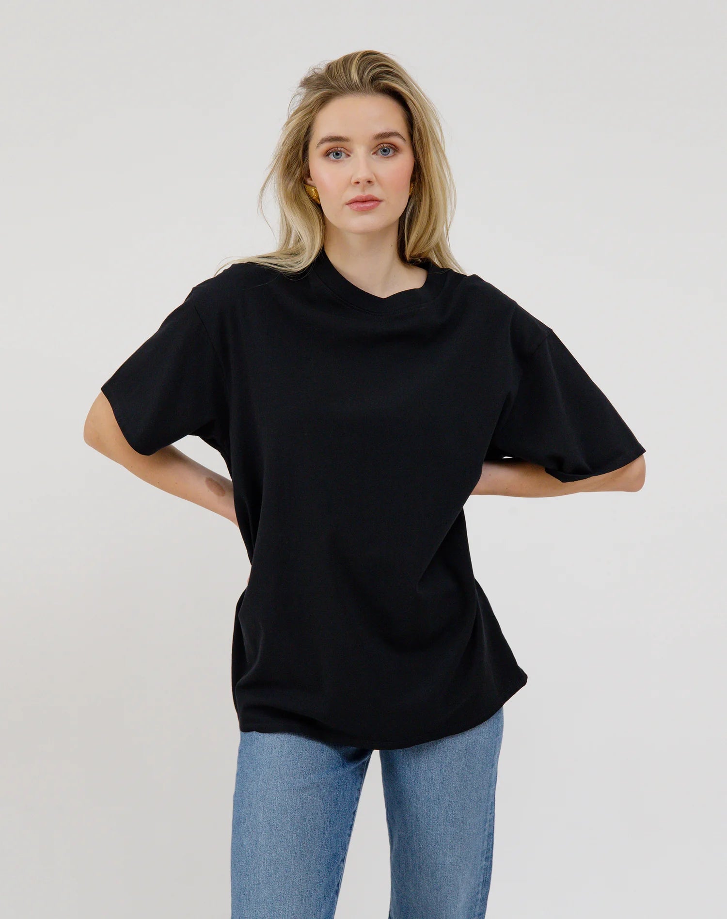 Brunette the Label Oversized Boxy Tee