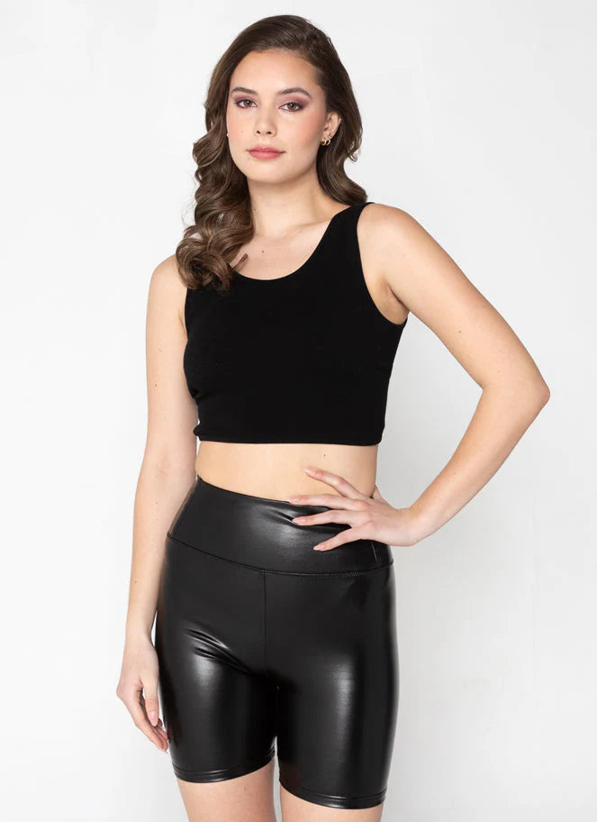 Bamboo Rib Reversible Twist Bra