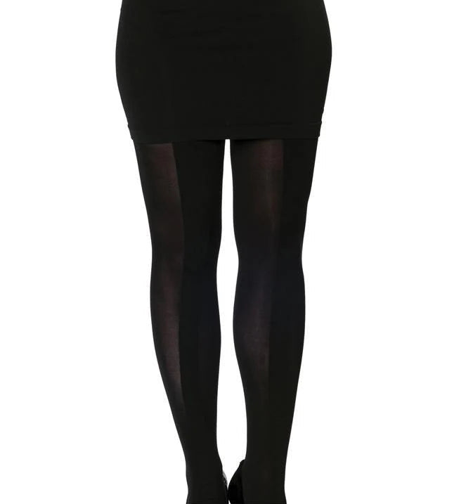Freyja Ruched Centre Striped Tights