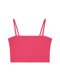 Huha Tata Crop Cami Brights Fuchsia
