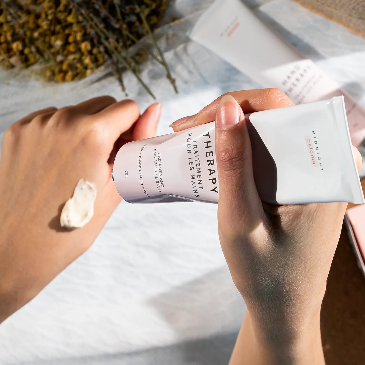 Midnight Paloma Hand Therapy - Blood Orange, Vanilla + Grapefruit