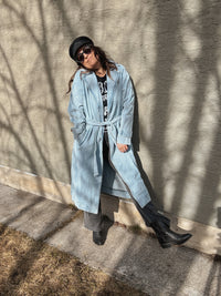 Brunette Caitlin Denim Trench