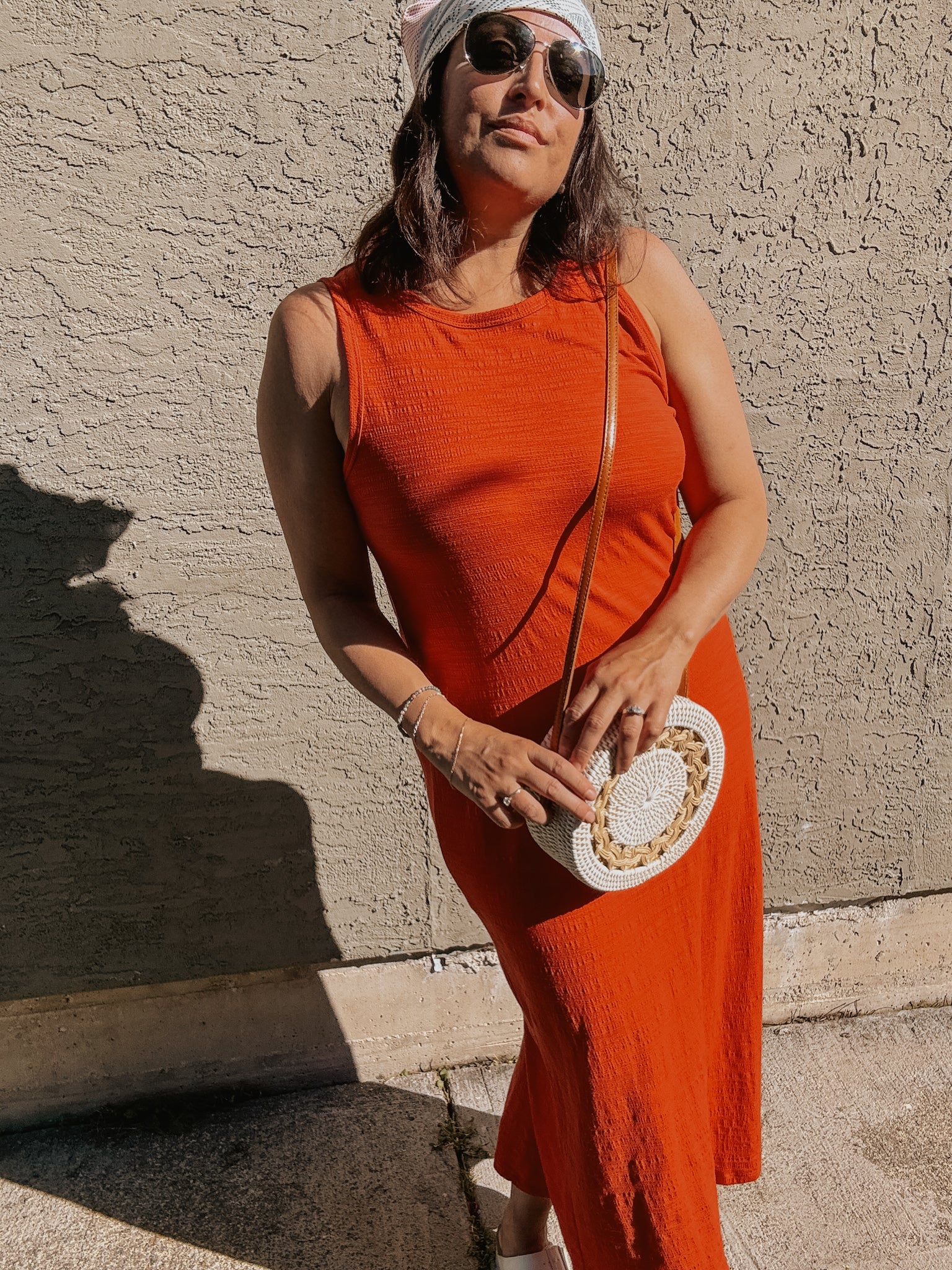 Z Supply Mystic Textured Dress Cabana Red