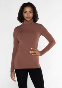 Bamboo Long Length Turtleneck