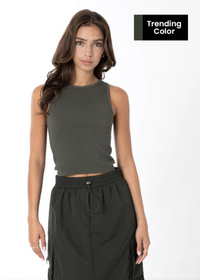 Bamboo Ribbed Tank + Colours