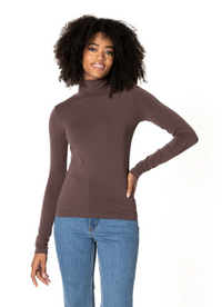 Bamboo Shorter Length Turtleneck