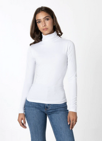 Bamboo Shorter Length Turtleneck