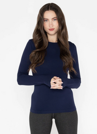 Bamboo Long Sleeve Crew Neck Top