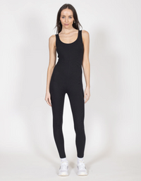 Brunette the Label Ribbed Tank Jumpsuit