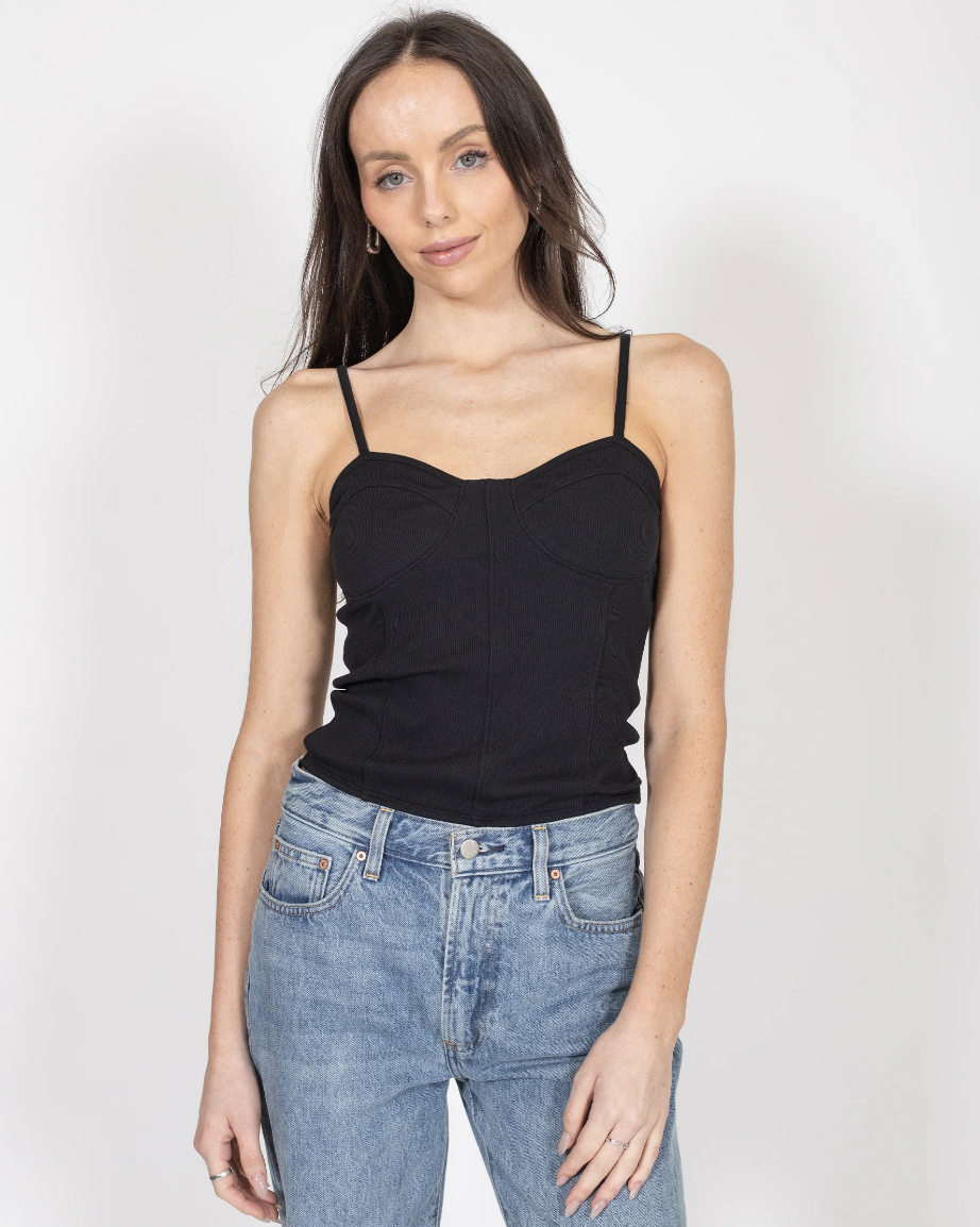 Brunette the Label Bodice Top