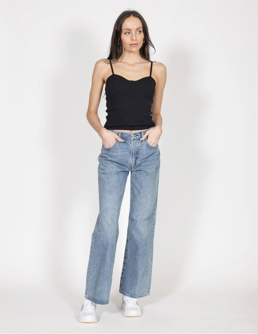 Brunette the Label Bodice Top