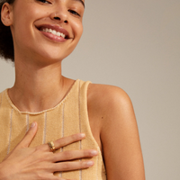 Pilgrim Blink 2 in 1 Ring Set in Gold