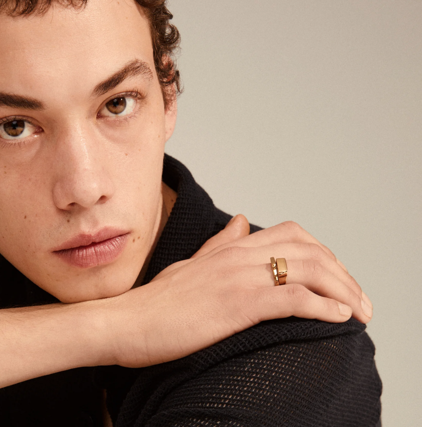 Pilgrim Blink 2 in 1 Ring Set in Gold