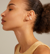 Pilgrim Beat 3 in 1 Earring Cuff Set Gold or Silver