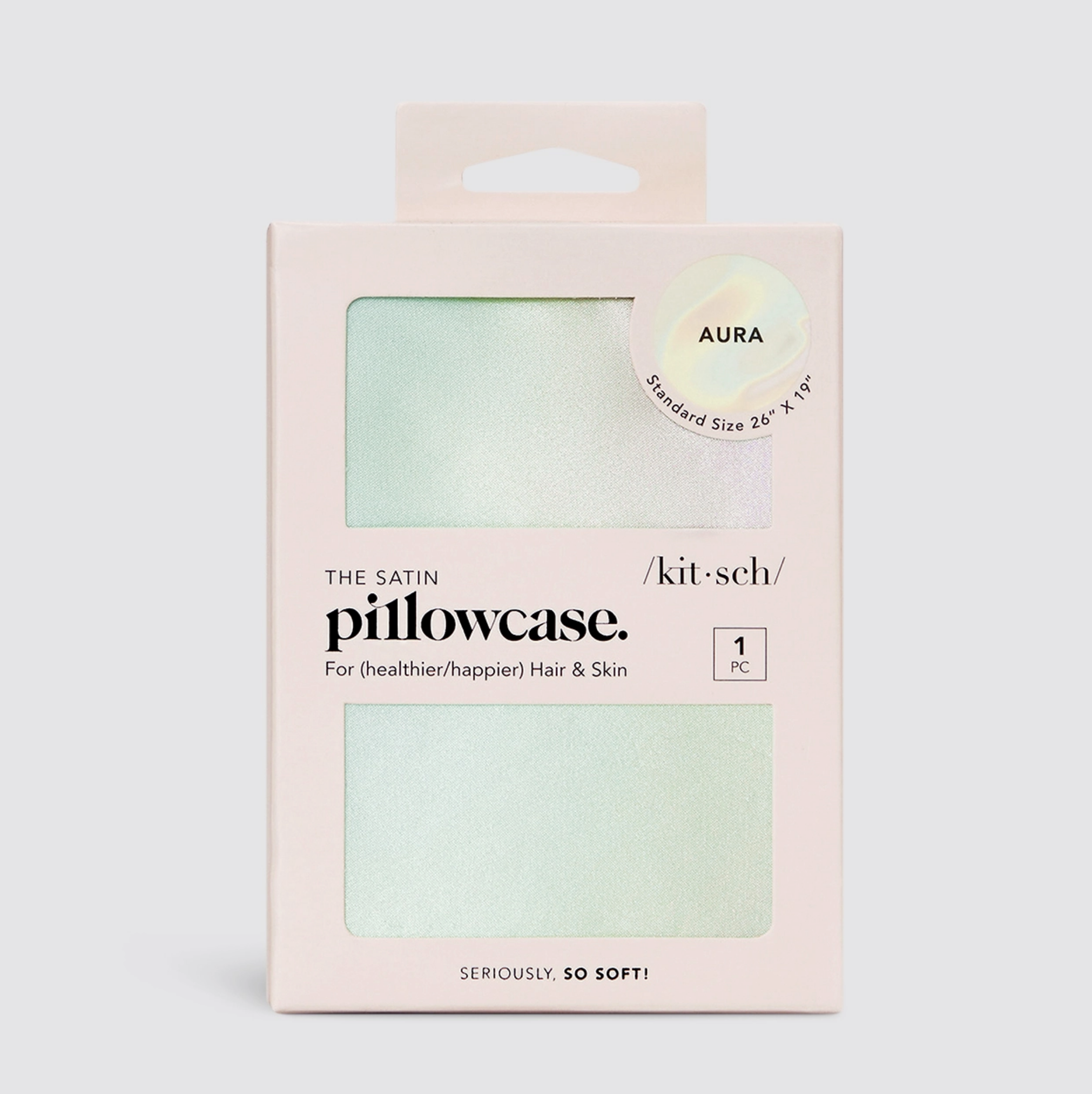 Kitsch Silk Pillow Case in Size Standard + colours