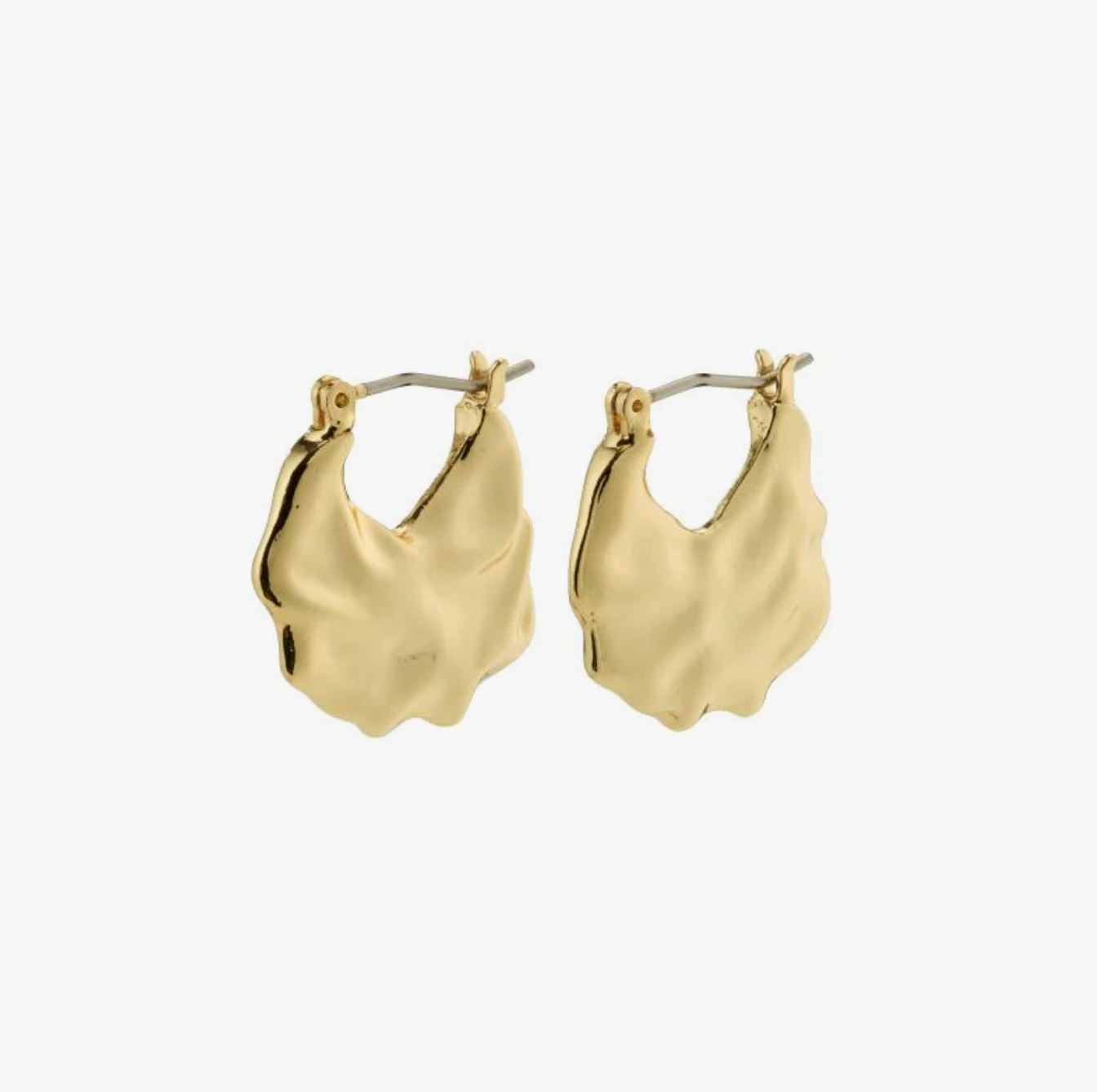 Pilgrim Flow Gold or Silver Plateed Hoops