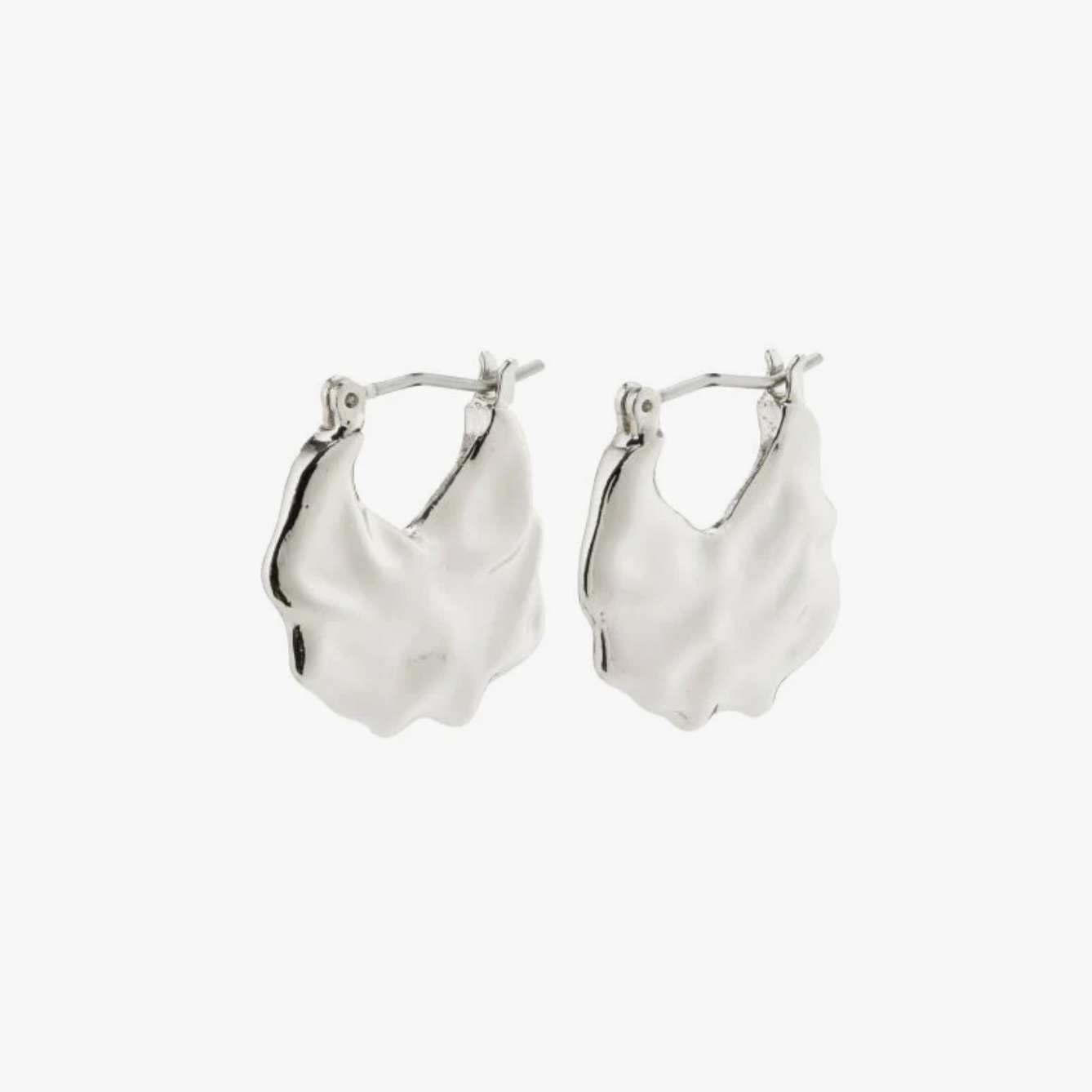 Pilgrim Flow Gold or Silver Plateed Hoops