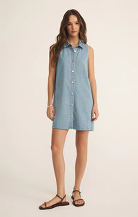 Z Supply Light Denim Mini Dress