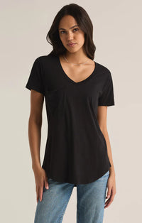 Z Supply Pocket Tee in Jet Black