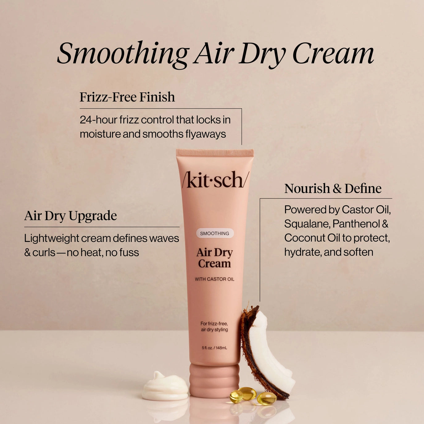 Kitsch Smoothing Air Dry Cream