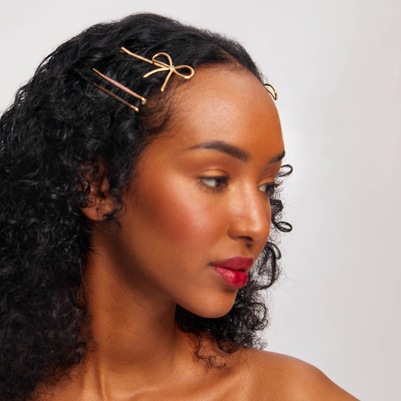 Kitsch Metal Enamel Cloud Bow Set