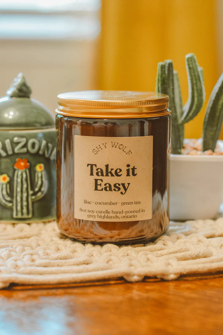Shy Wolf Take It Easy Soy Candle