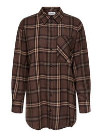 Only Julianna Check Loose Top