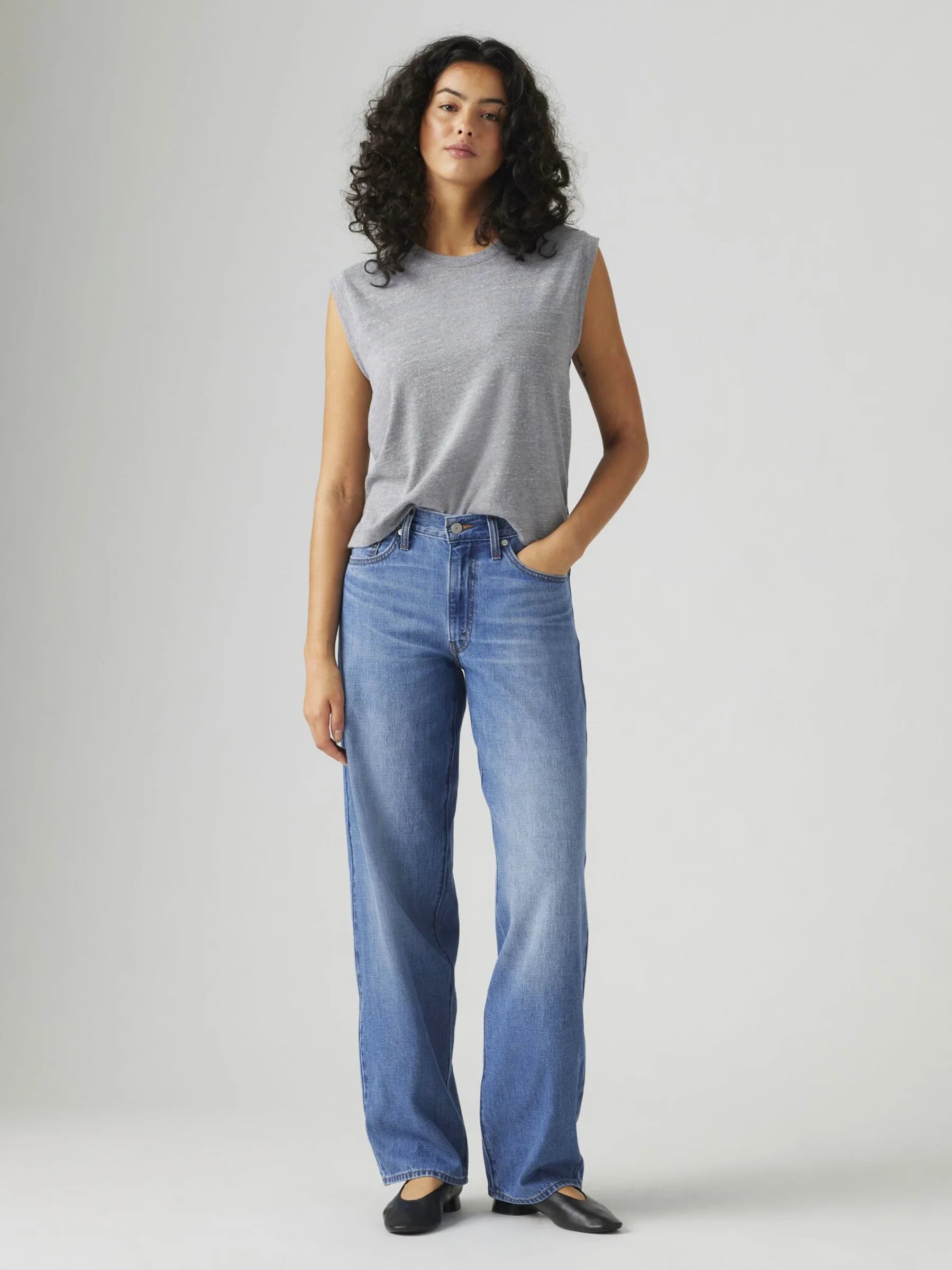 Levi's Baggy Dad Heavy Check