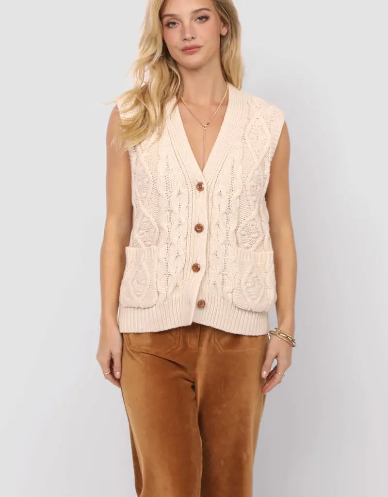 Sadie & Sage Swift Cardigan Vest