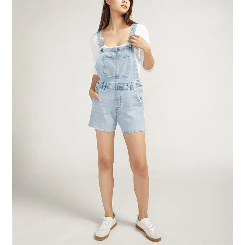 Silver Jeans Shortalls Indigo