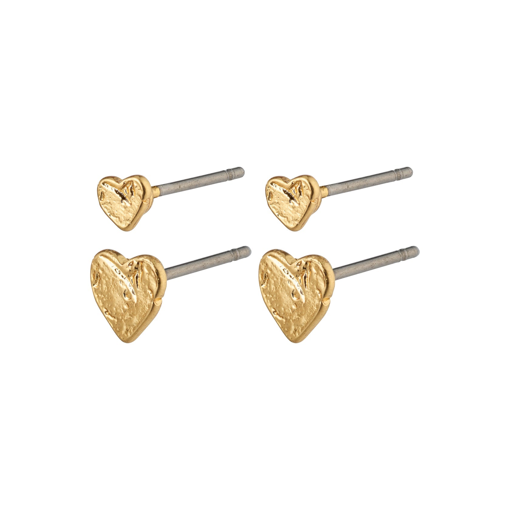 Pilgrim Sophia Heart Stud Gold Plated