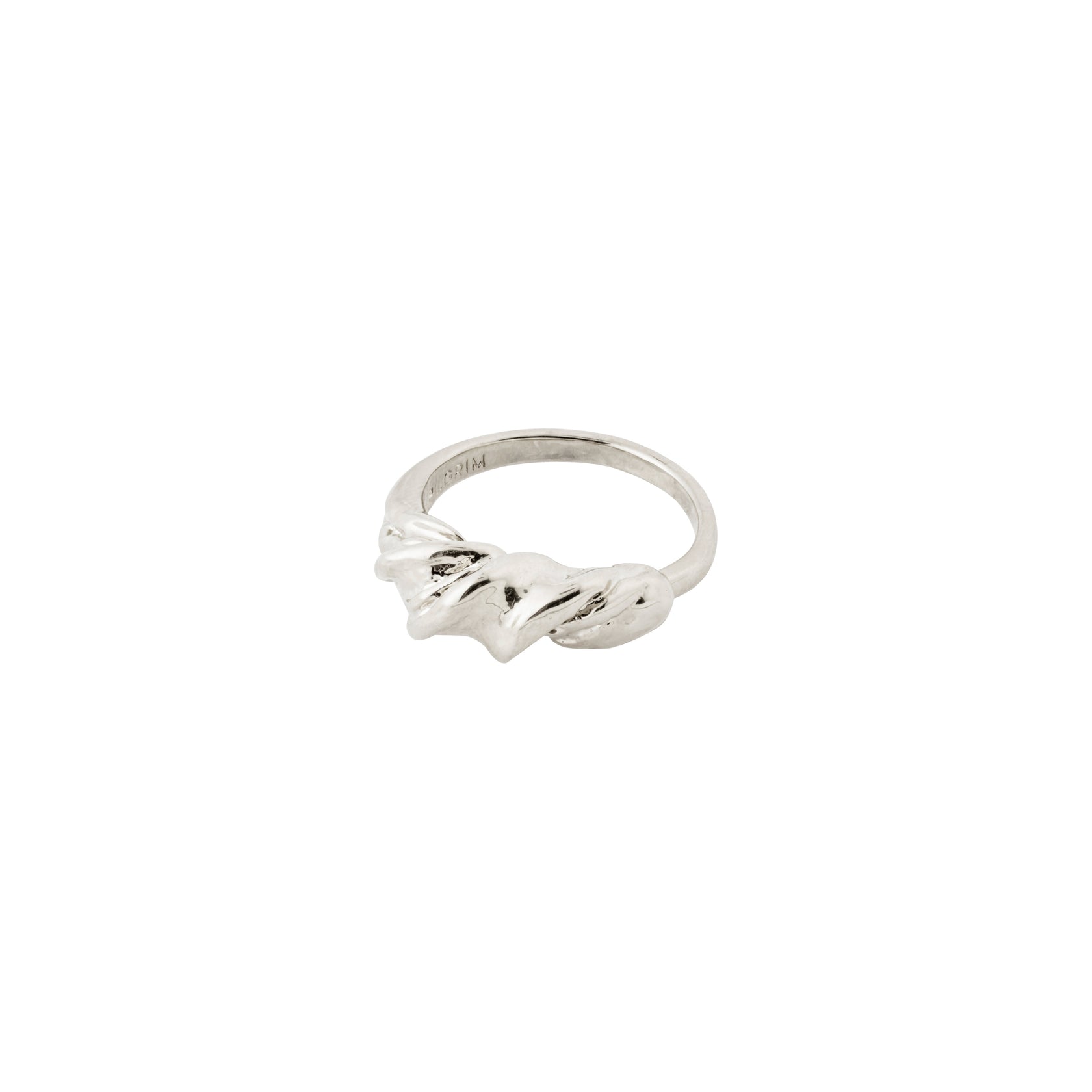 Pilgrim Liza Twirl Silver Plated Ring