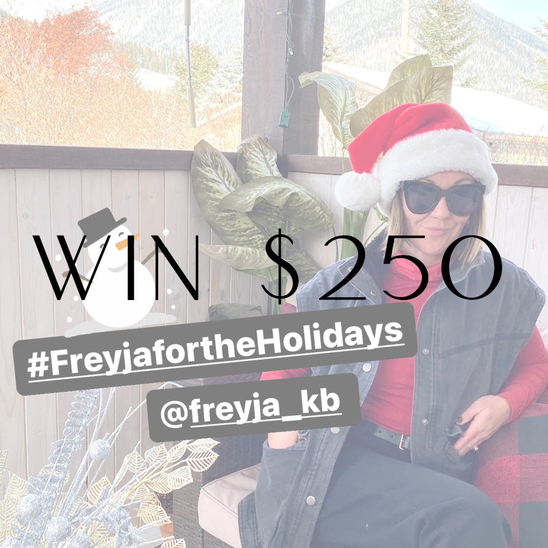 #FreyjafortheHolidays Contest Alert!!