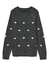 Vero Moda Doffy Grey White Hearts