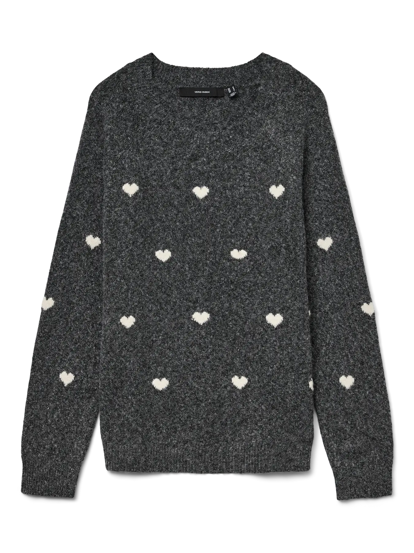 Vero Moda Doffy Grey White Hearts