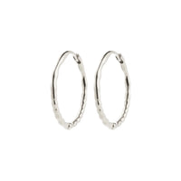 Pilgrim Silver Plated Between Hoops - Waterproof