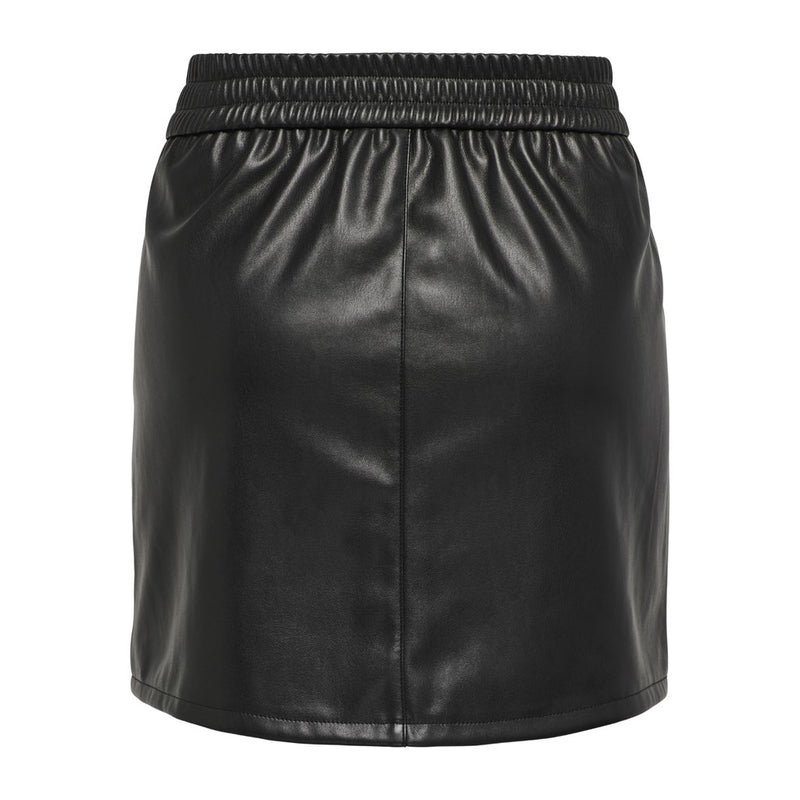 Only Black Faux Skirt with Detail